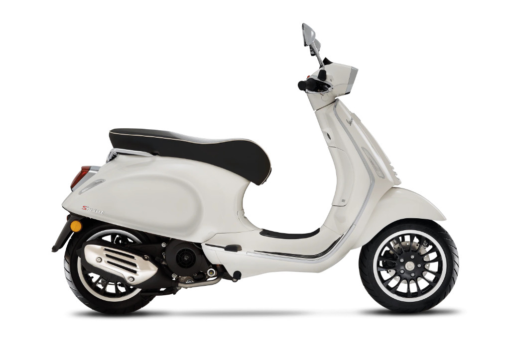 Sitzbezug schwarz-weiß Vespa GTS 125, 300