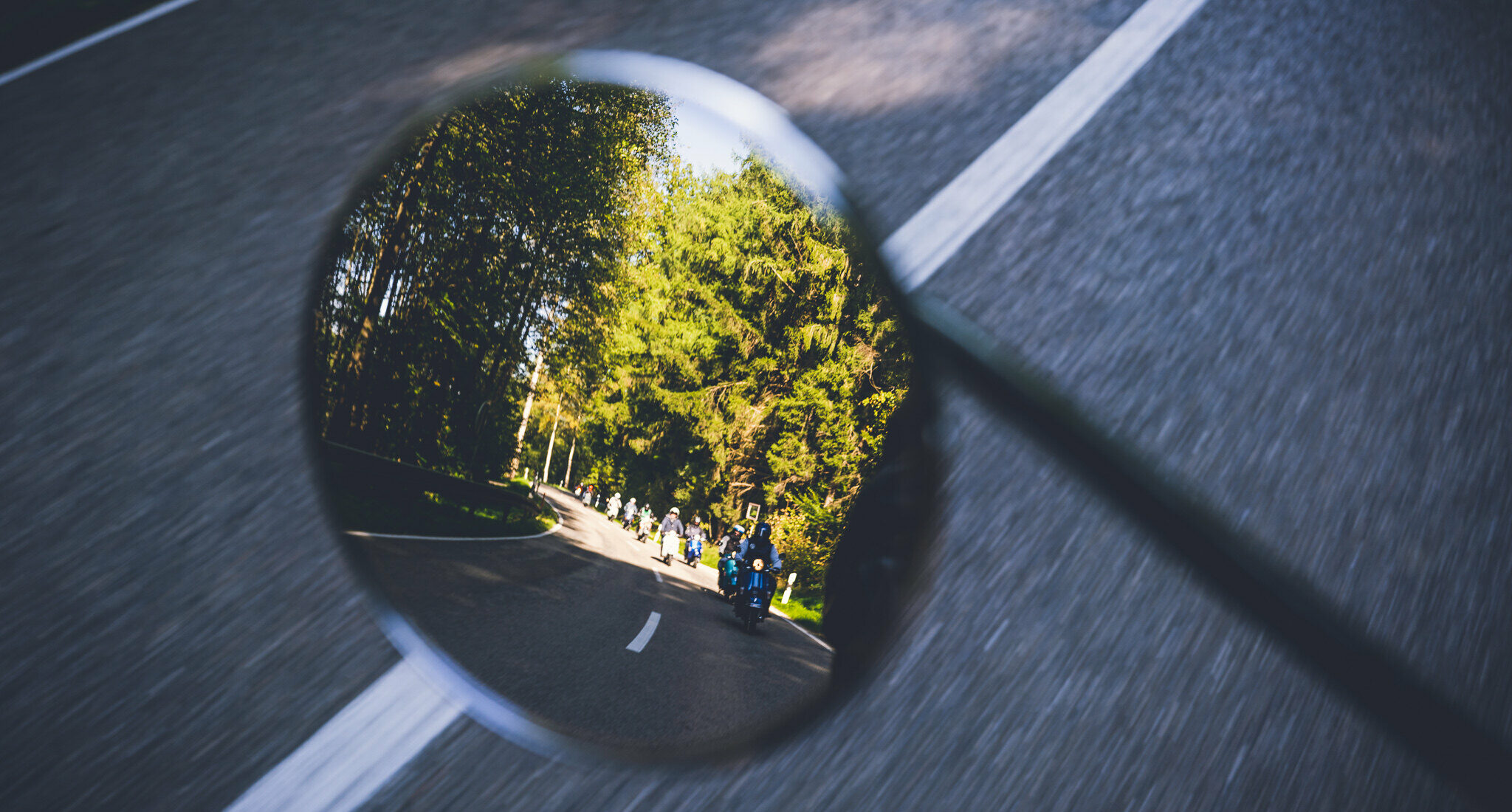 Vespa Mirror close up