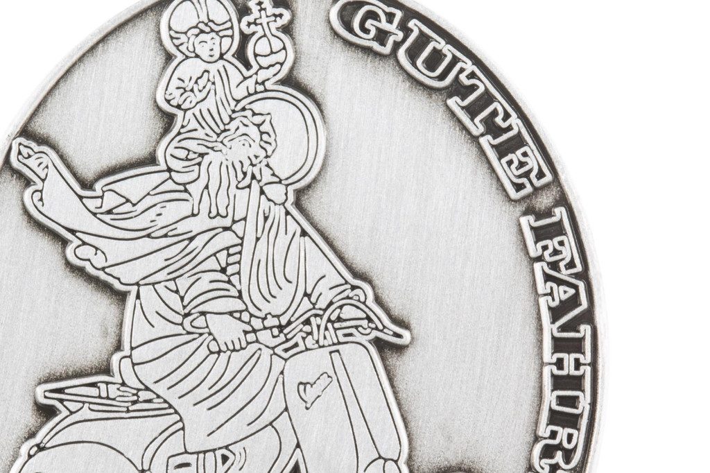 Saint Christopher – The guardian angel rides along