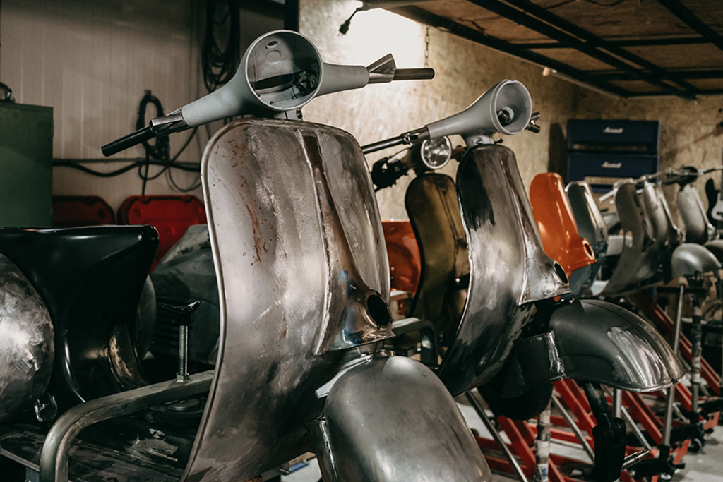 Guide for the restoration of a Vespa