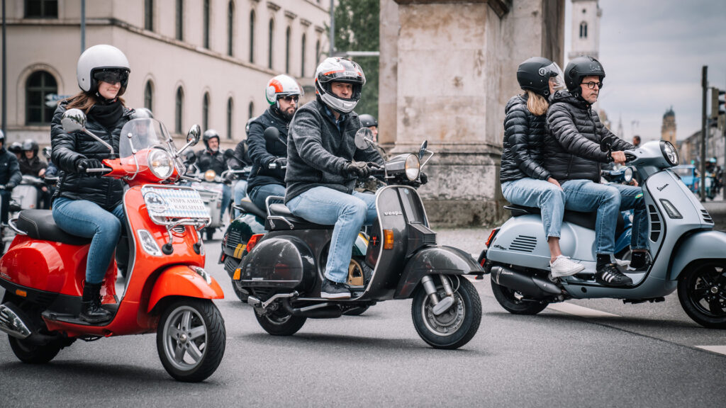 Wie Schnell Fahrt Eine Vespa