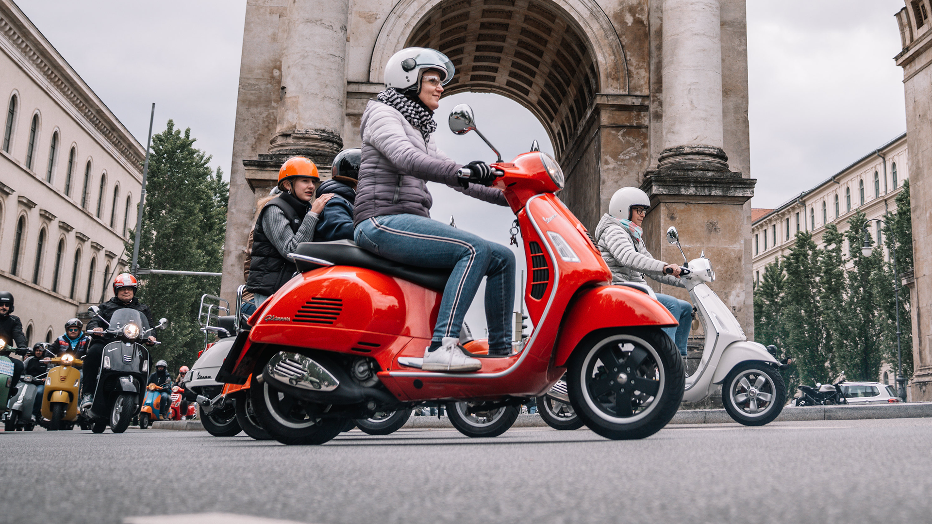 Vespa Hecktieferlegung für die GTS/GTV/GT