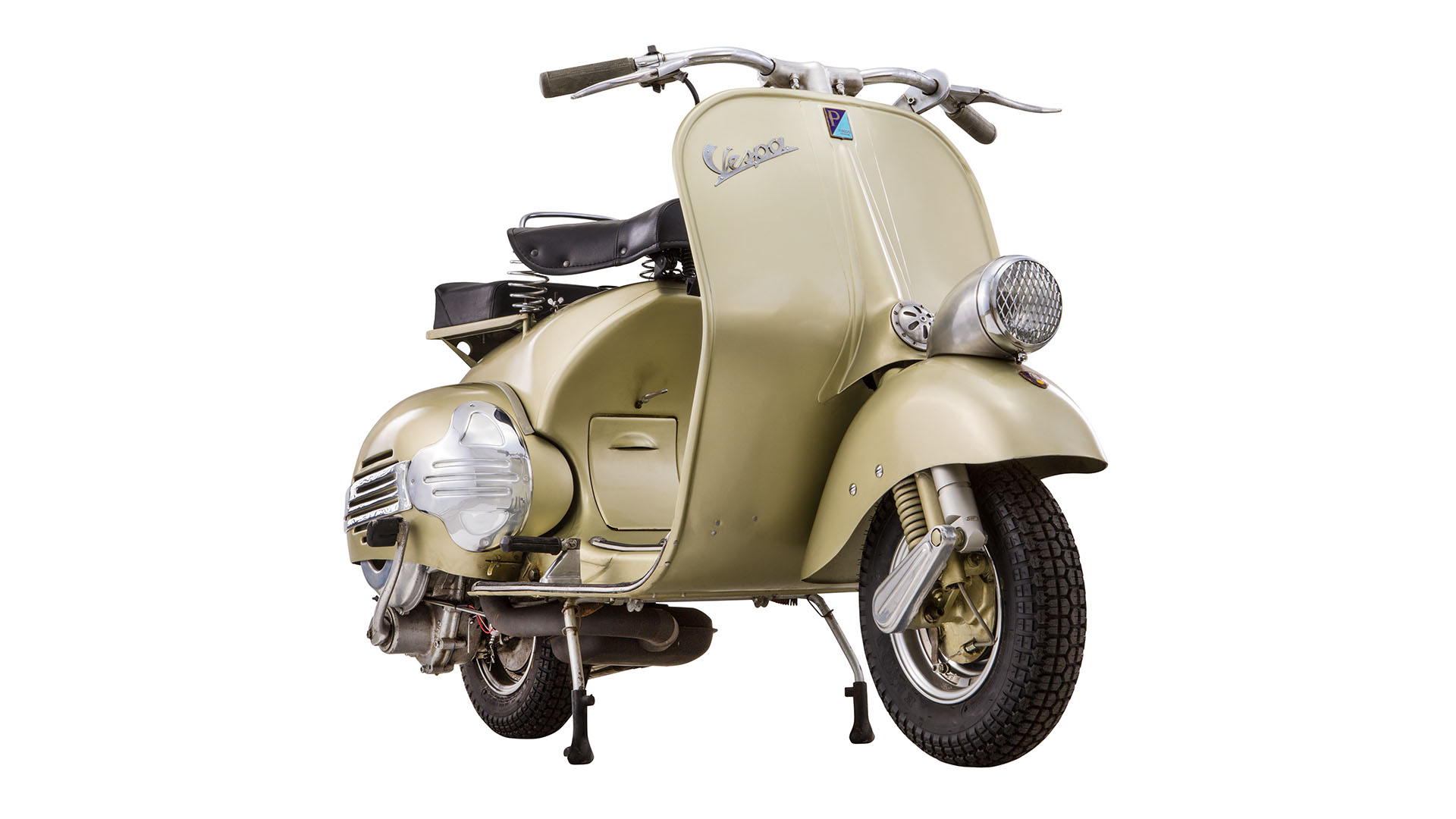 Well cushioned: The Vespa shock absorbers