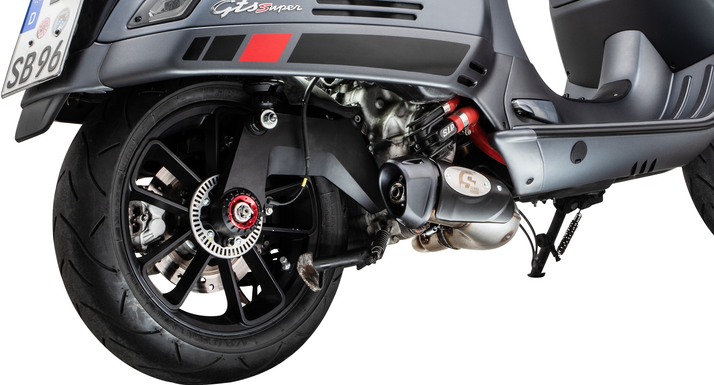 Rennauspuffe für den Motorroller